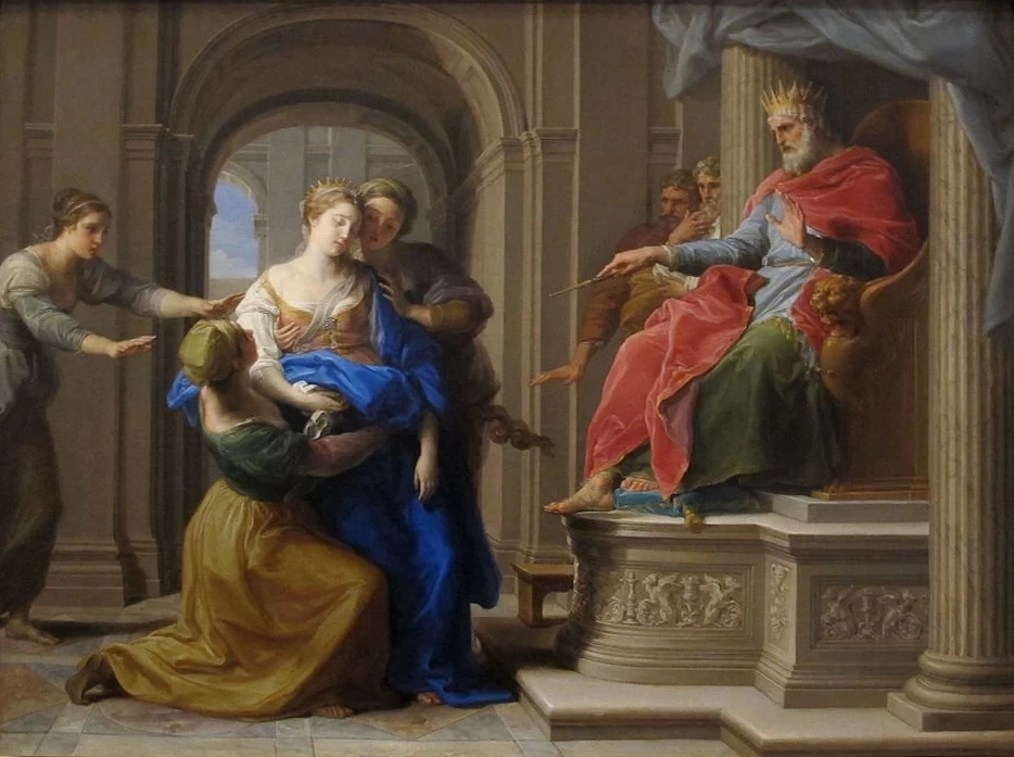 Ester davanti a Assuero - Philadelphia Museum of Art, Batoni Pompeo